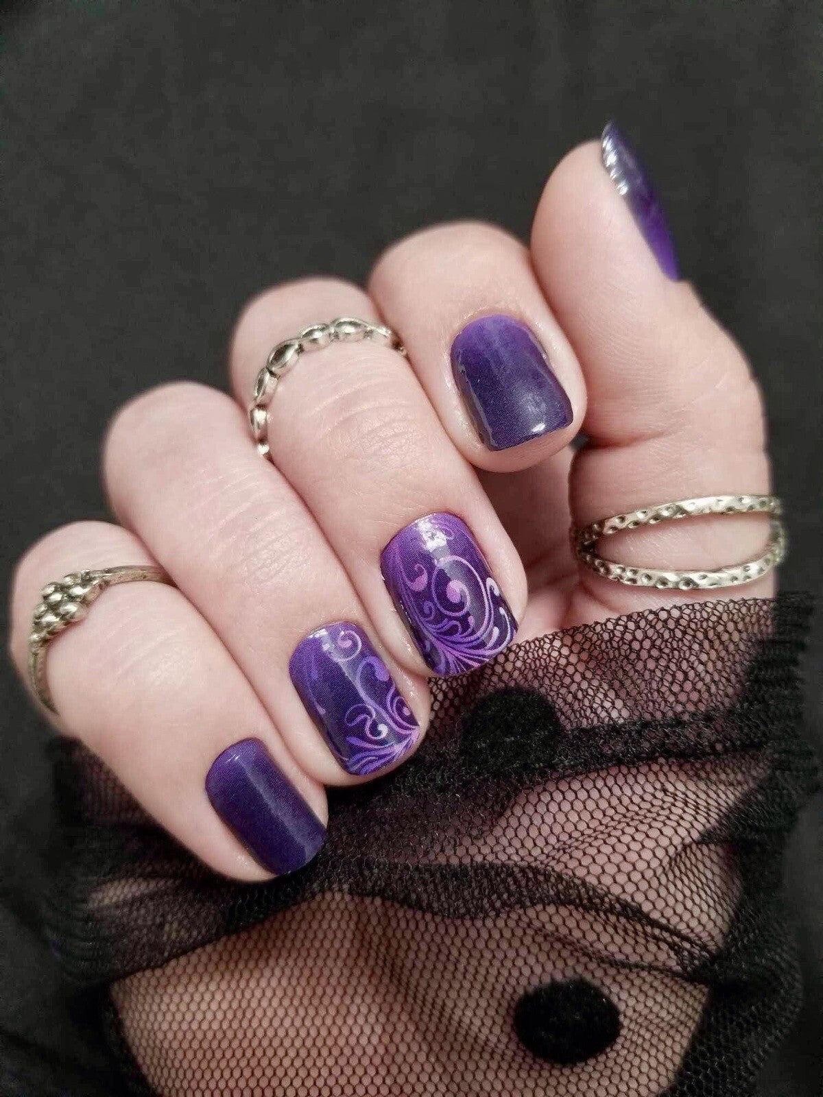 Nail Polish Strips 16 Pack - Purple Delight Custom Collaboration