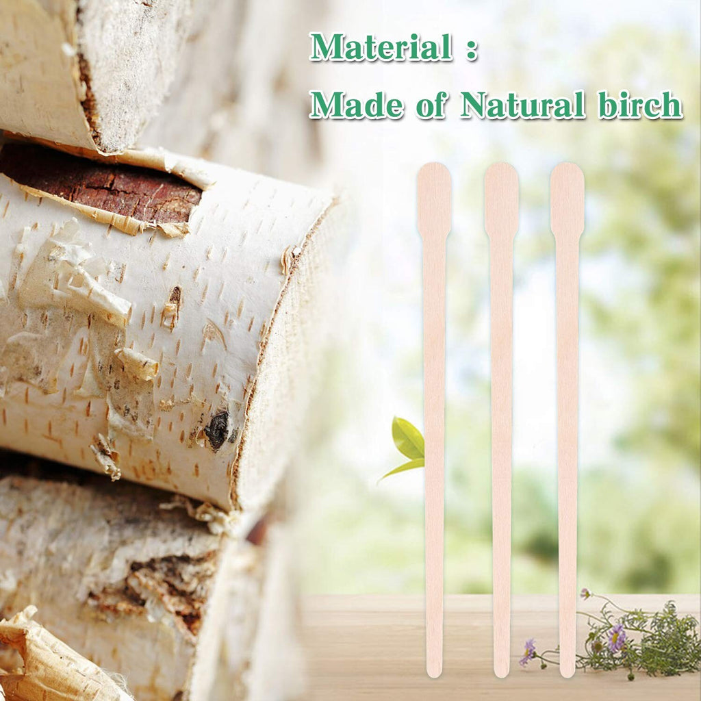 Eyebrow Waxing Spatulas - Wooden Wax Stick Applicators for Hair Removal, 1200 Pack