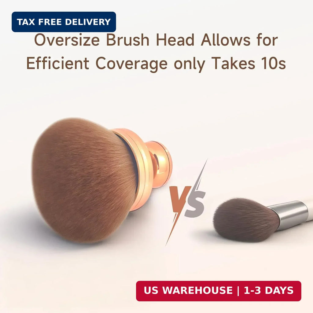 Extra Large Self Tanning Brush for Body and Face 3 Inch Wide Makeup Tool