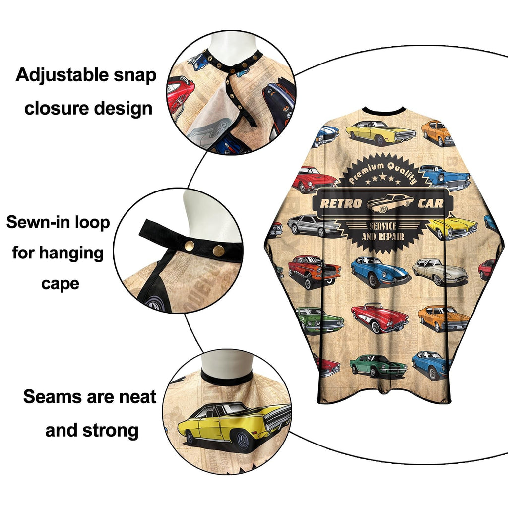 Professional Hair Cutting Cape for Men and Women 63x56 Inches Waterproof & Anti-Static