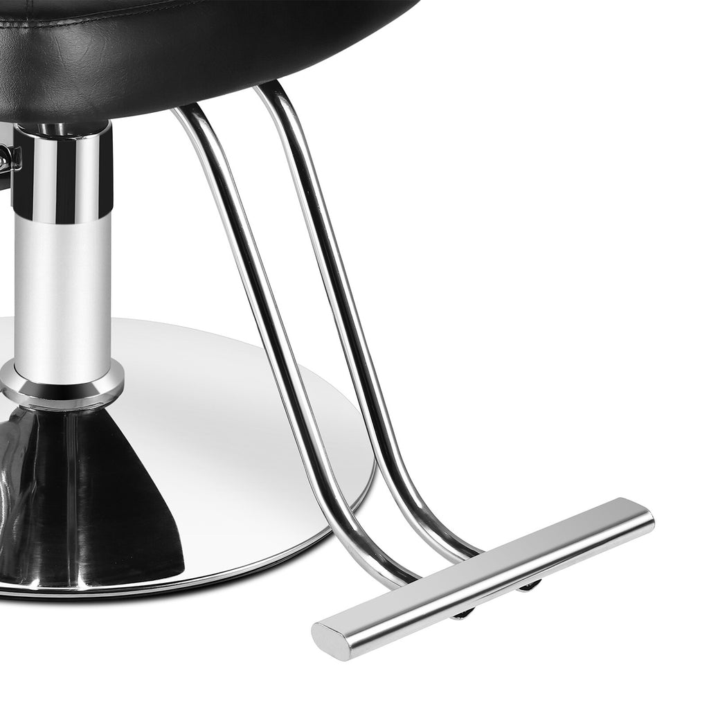 Black Hydraulic Barber Chair for Salon Spa Tattoo Hair Styling Equipment