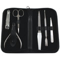 6-Piece Manicure and Pedicure Nail Tool Set with Case - Stainless Steel
