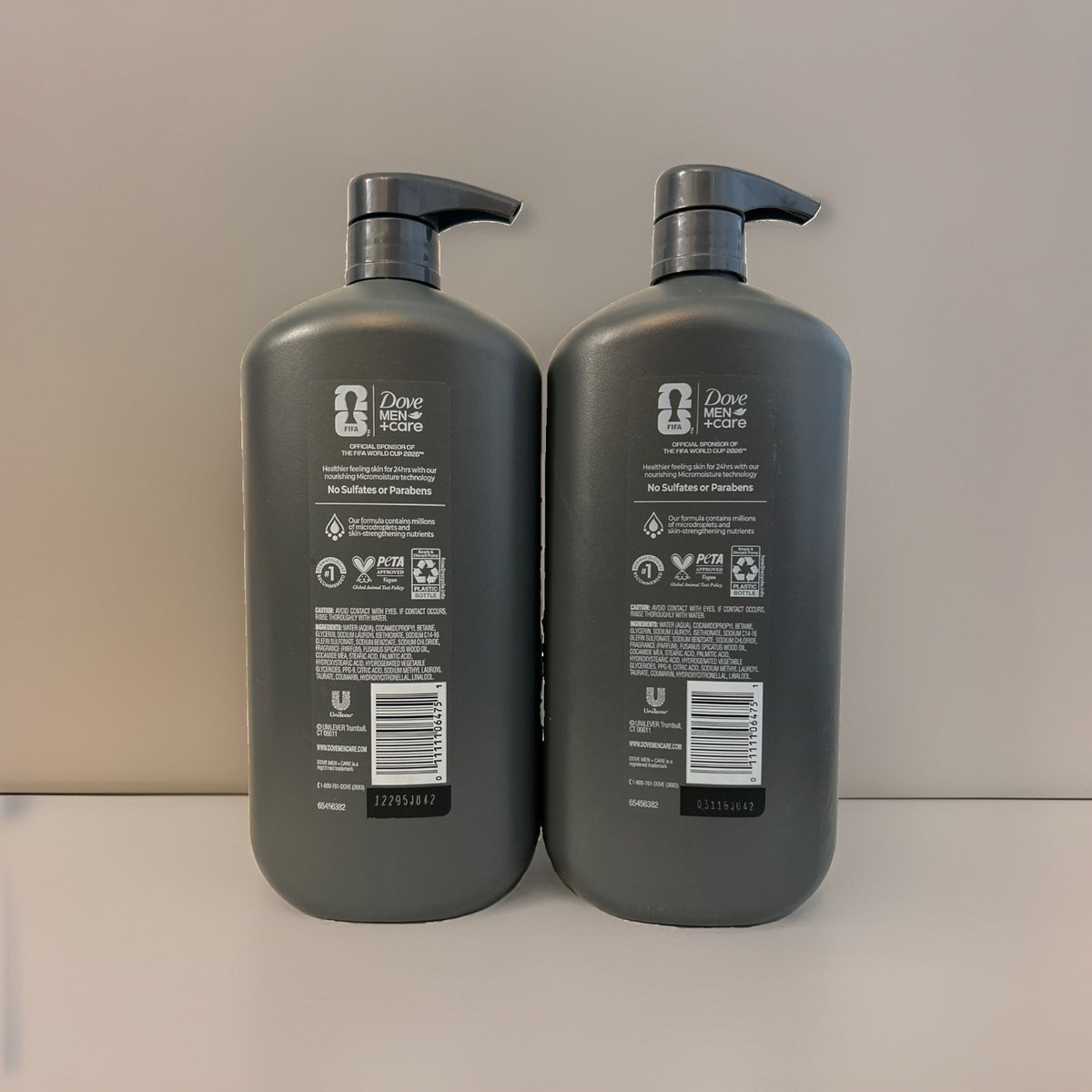 Dove Men+Care Body & Face Wash Sandalwood Striker 32oz 2-Pack