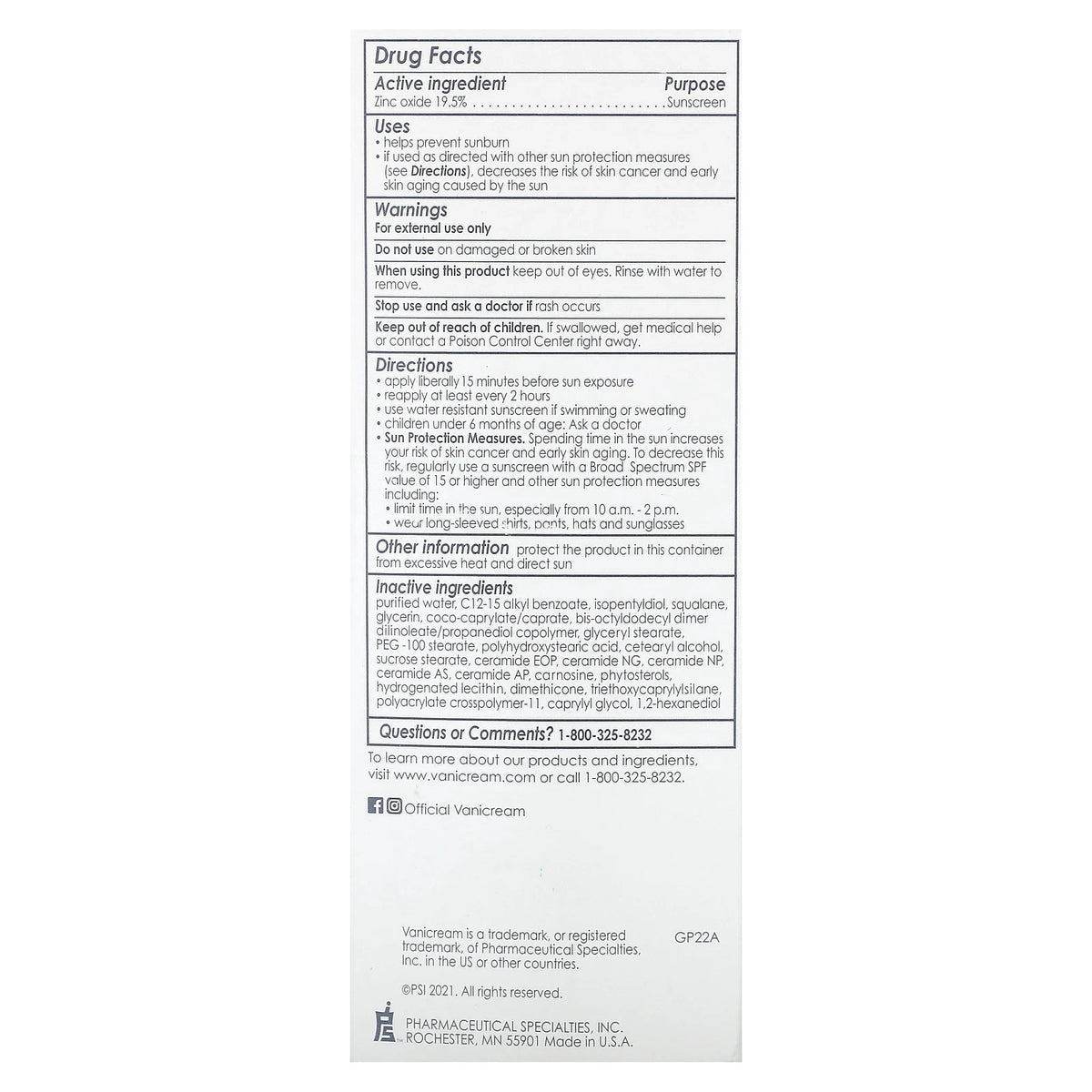 Mineral Sunscreen with Ceramides SPF 30 for Sensitive Skin - Non-Greasy & Broad Spectrum