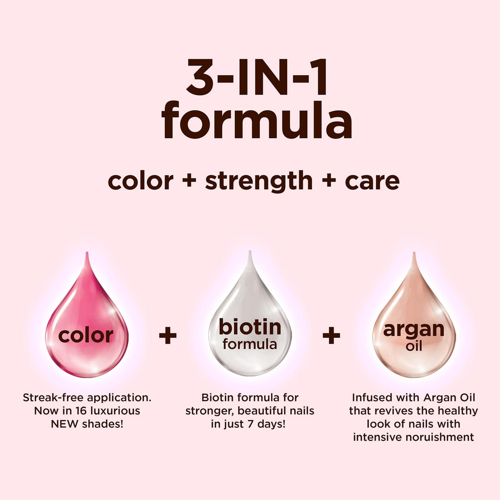 Nail Polish - Long-Lasting Color Therapy with Biotin & Argan Oil - 373 Nothing to Wine About