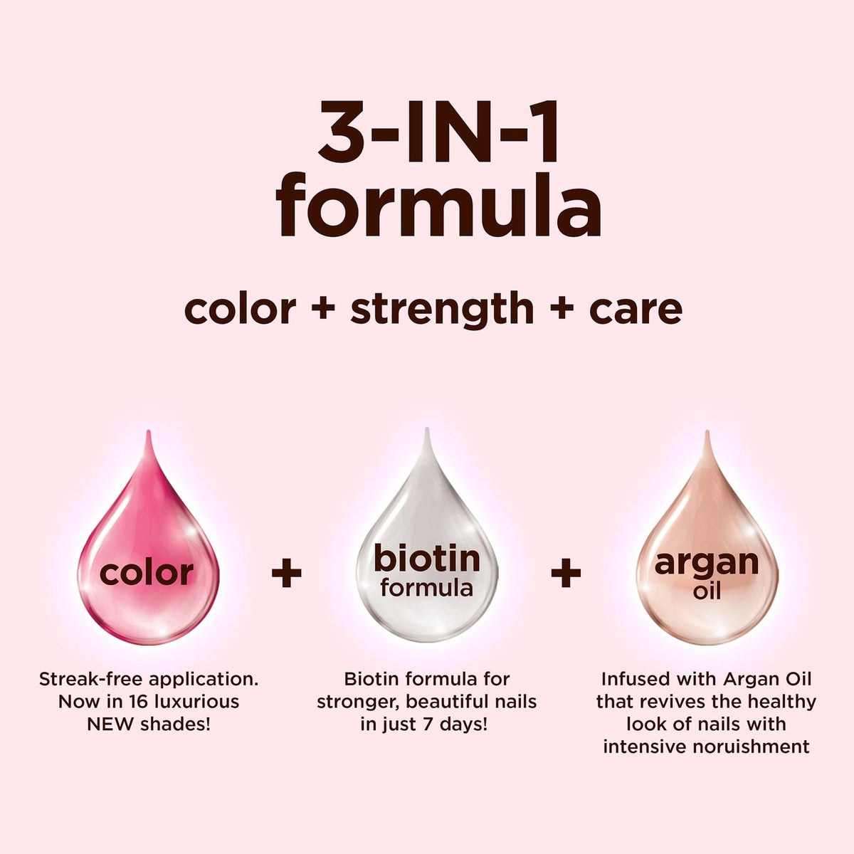 Nail Polish - Long-Lasting Color Therapy with Biotin & Argan Oil - 373 Nothing to Wine About