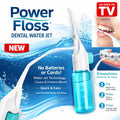 Portable Dental Water Flosser Jet - Cordless Teeth Cleaner for Gum & Debris Removal
