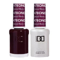 DND Gel & Lacquer Nail Polish Duo - Spiced Berry, Long-Lasting Manicure