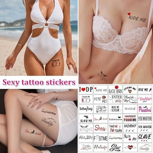 105-Piece Temporary Tattoos for Adults – Fun, Safe & Waterproof Sticker Set