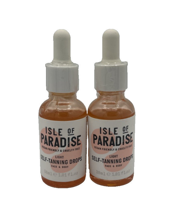 Self Tanning Drops Light Face and Body Set - 2 x 30ml