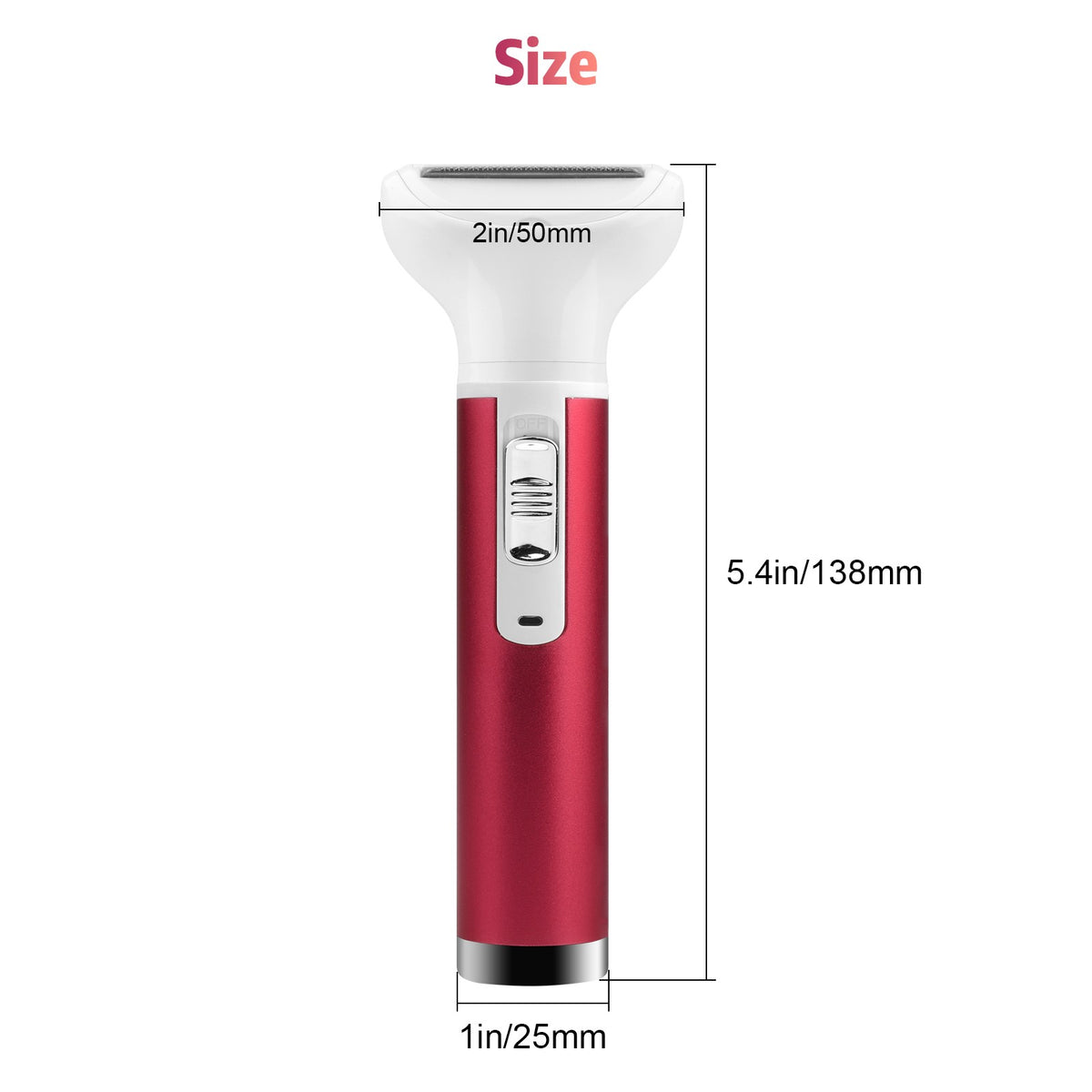 5-in-1 Women Electric Shaver Kit - Wet & Dry Body Razor for Bikini Legs Face
