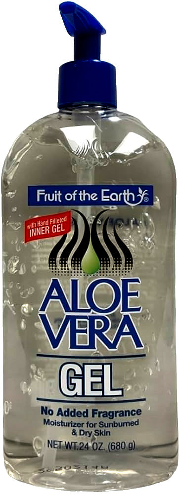 Aloe Vera Gel 24 oz - 4 Pack Natural Moisturizer for Sunburn & Dry Skin