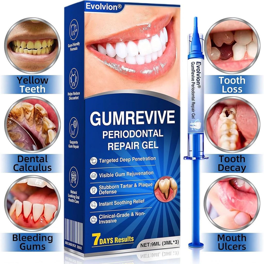 Gum Revive Periodontal Repair Gel with Mint Flavor for Sensitive Gums
