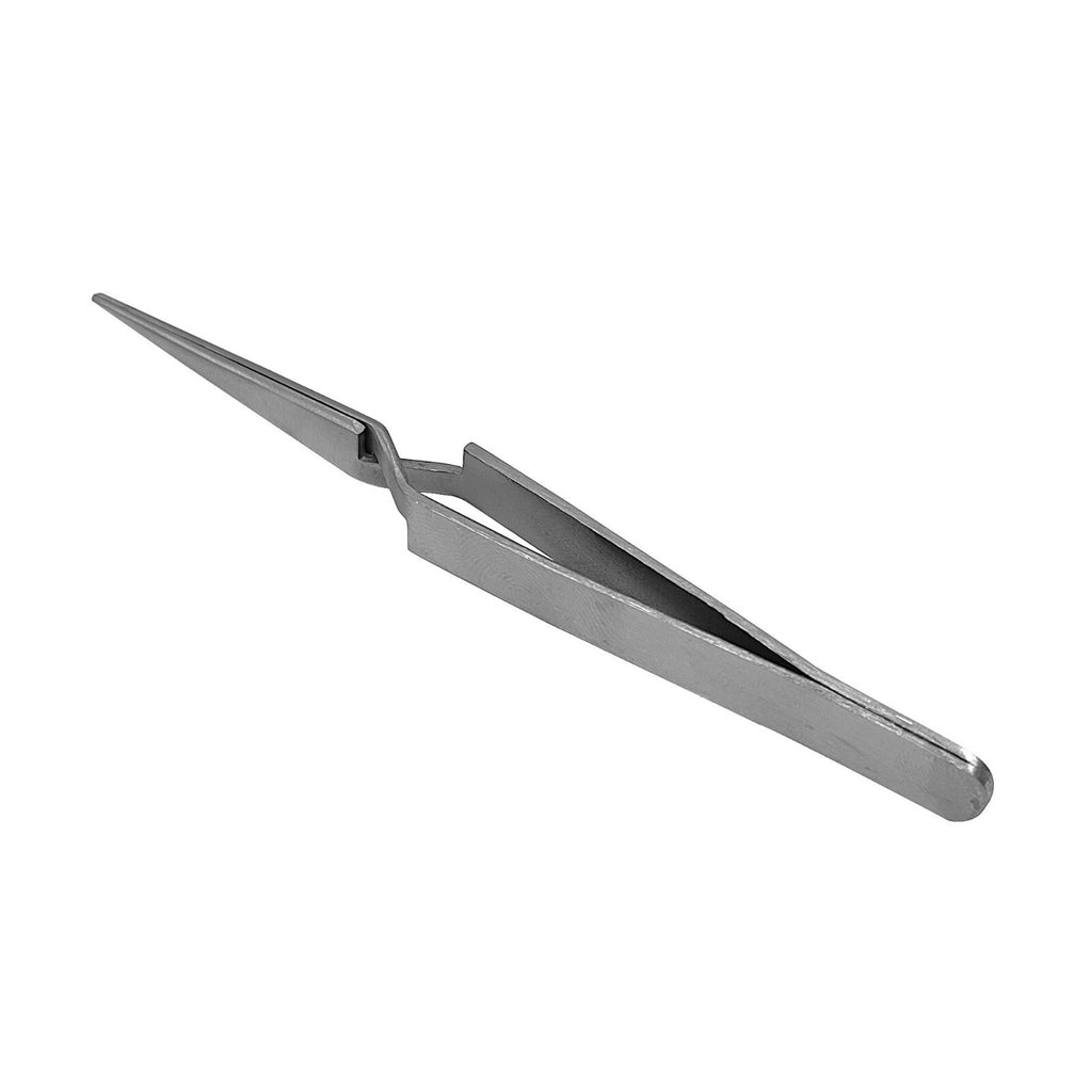 Straight Cross-Locking Jewelry Soldering Tweezers 120mm