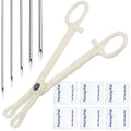 Complete Body Piercing Kit with Disposable Surgical Needles & Forceps