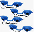 UV Eye Protection Goggles for Tanning Beds - 4 Pack Blue