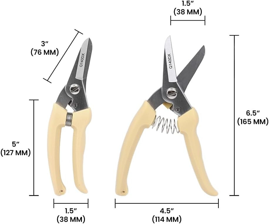 7 Inch High Carbon Steel Hoof Trimmers Shears - Multipurpose Pruning Tool
