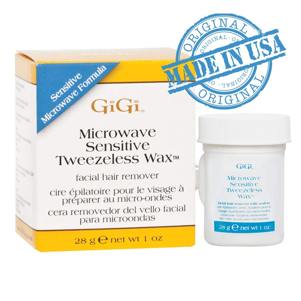 Microwave Hard Wax Kit for Sensitive Skin - 2-Pack, Azulene & Tweezeless