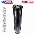 Electric Rotary Shaver Waterproof Wet Dry Beard Razor Men