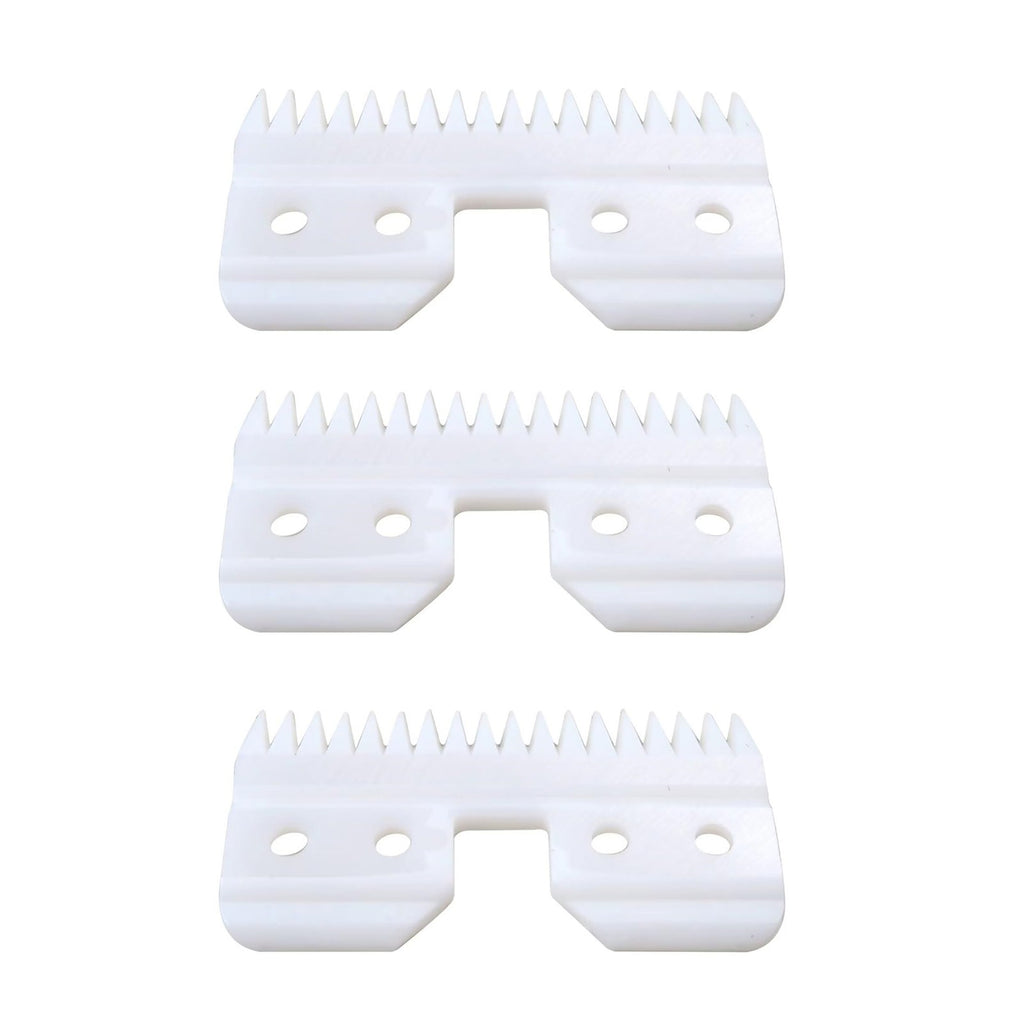 Ceramic Clipper Blade Replacement for Oster Wahl Wahl AG A5 Clippers - Pack of 3