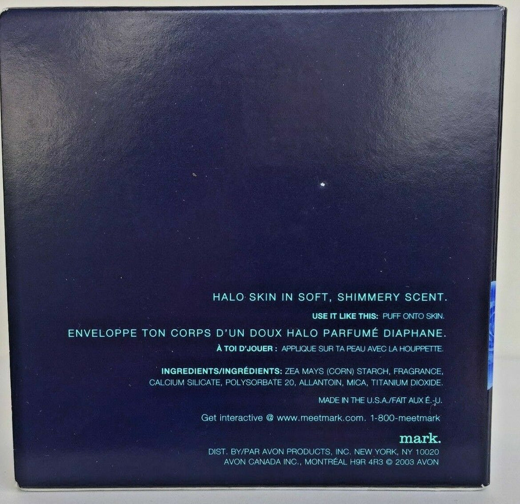 Avon Garden Blu Shimmer Puff - Discontinued Stock, Sealed Packaging