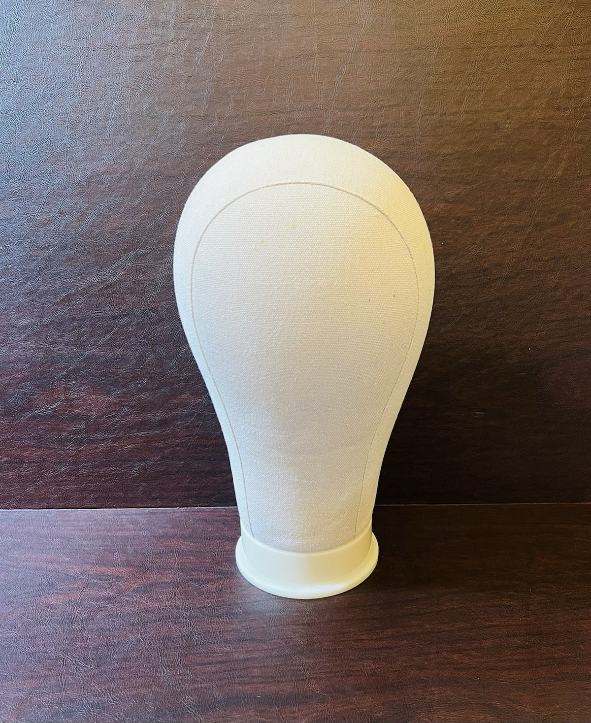 Canvas Mannequin Wig Head 23 Inch Pin-Enabled Display Head with Pins