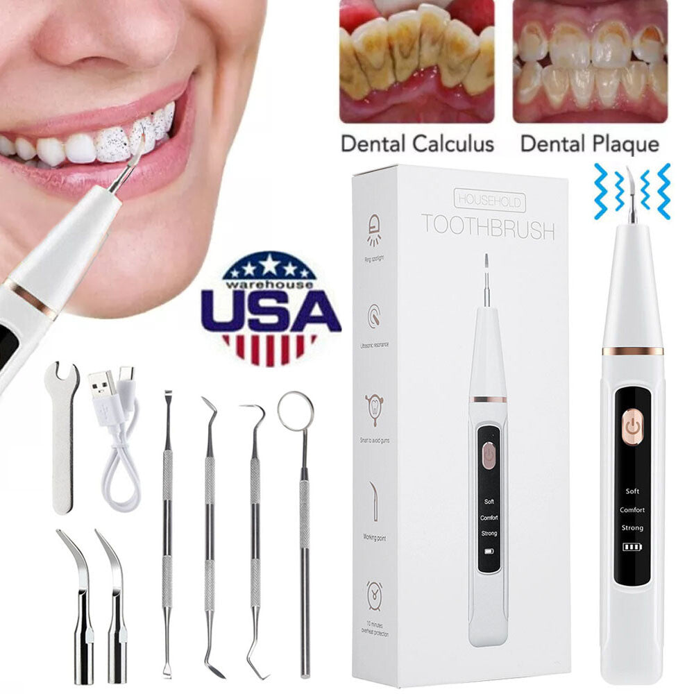 Electric Ultrasonic Dental Scaler for Teeth Cleaning & Stain Removal