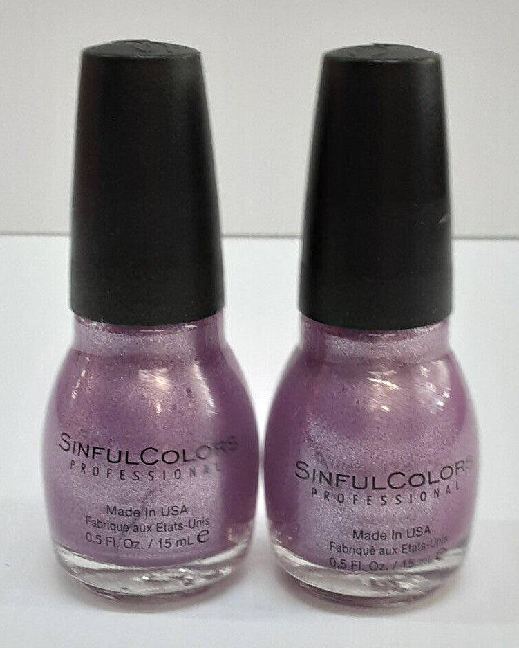 Sinful Professional Nail Polish Set - Purple Diamond 0.5 fl oz x 2