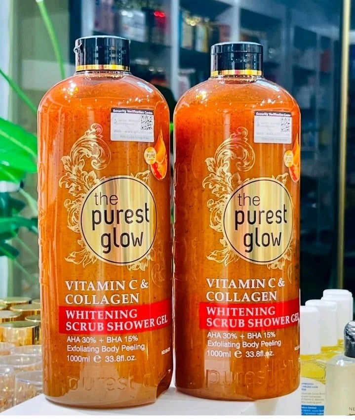 Vitamin C Collagen Lightening Shower Gel 1000ml - Brightening & Exfoliating