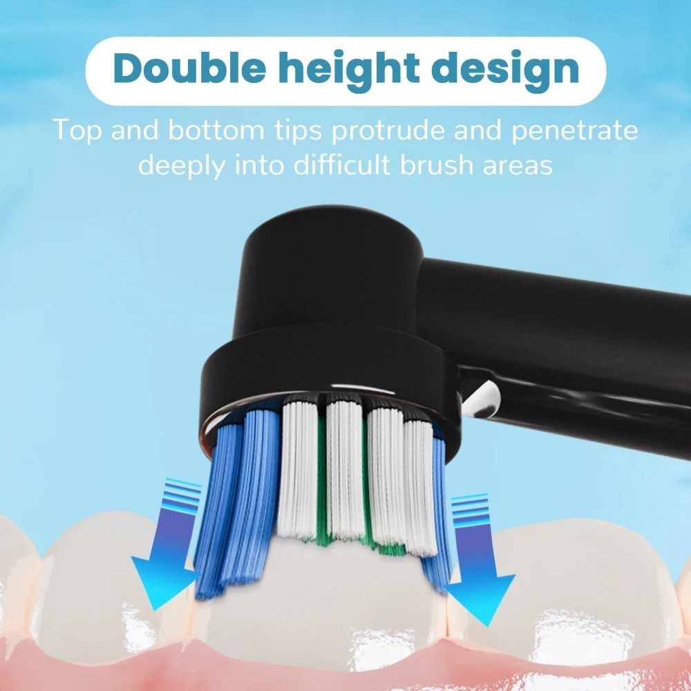 20PCS Electric Toothbrush Replacement Heads Compatible with Oral Braun Handles
