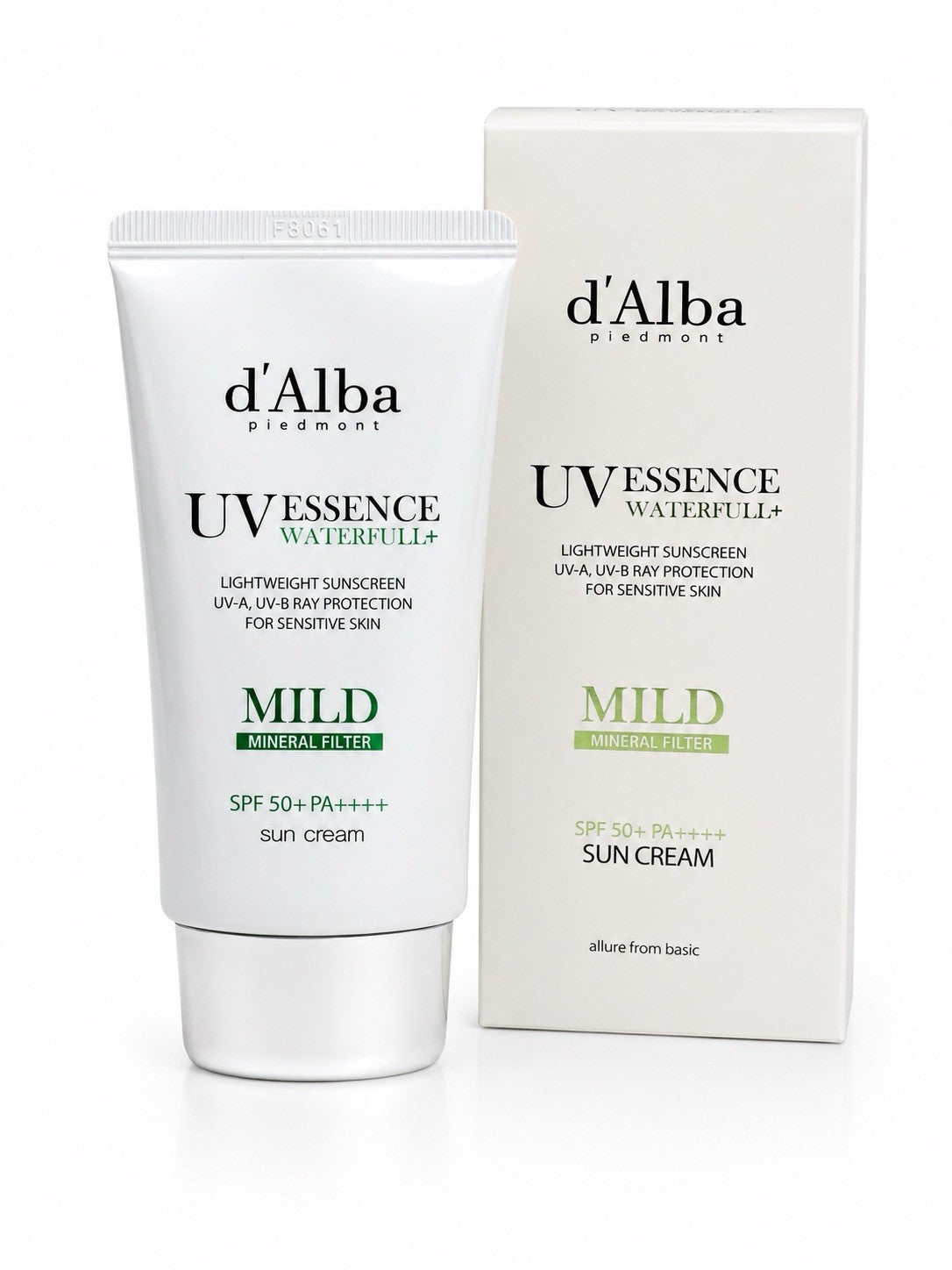 Mineral Sun Cream SPF50 PA++++ for Sensitive Skin - Lightweight, Waterfull Formula, 50ml