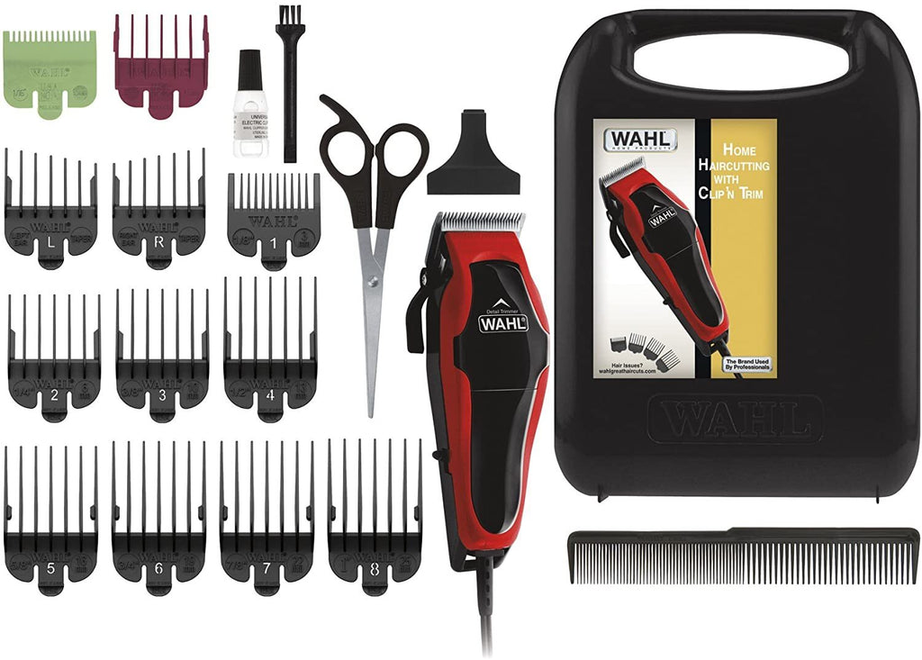 Hair Clipper & Trimmer Set with 20 Guide Combs - All-In-One Grooming Kit