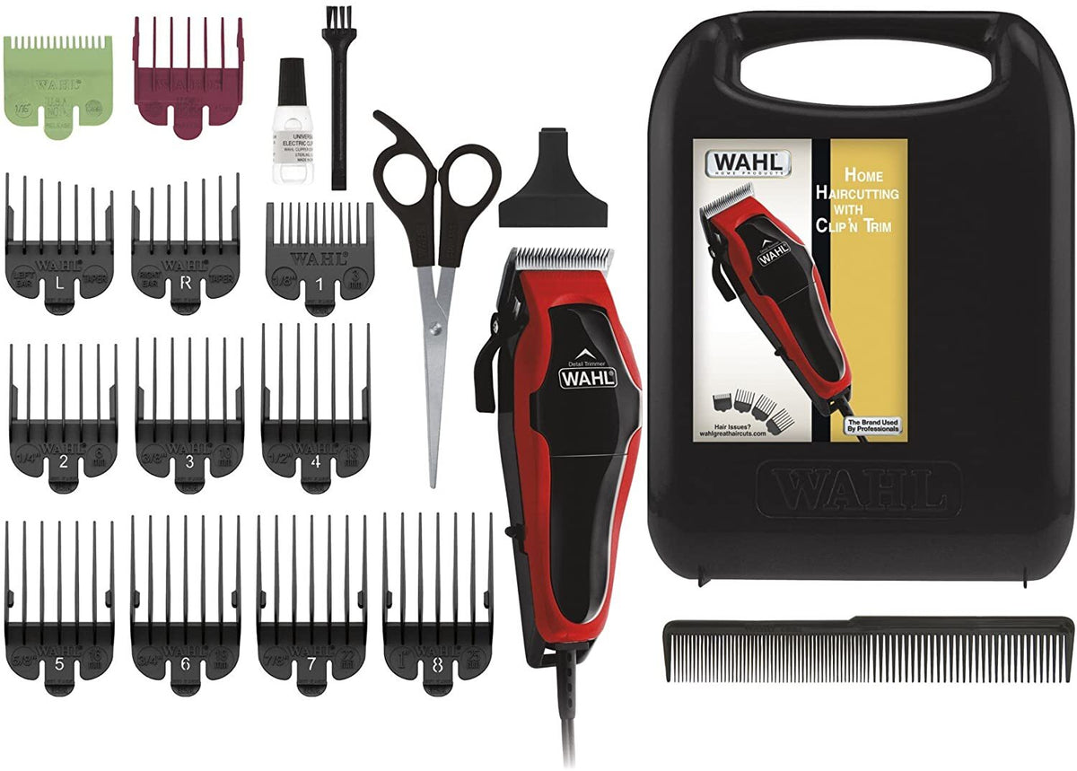 Hair Clipper & Trimmer Set with 20 Guide Combs - All-In-One Grooming Kit