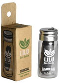 Organic Vegan Bamboo Charcoal Dental Floss in Reusable Glass Bottle - Eco Friendly & Biodegradable
