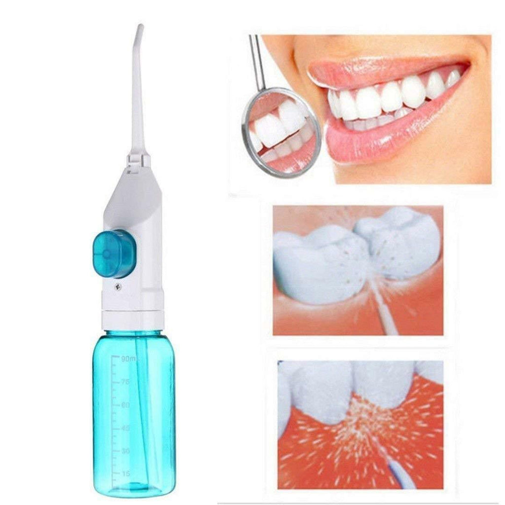 Portable Dental Water Flosser Jet - Cordless Teeth Cleaner for Gum & Debris Removal