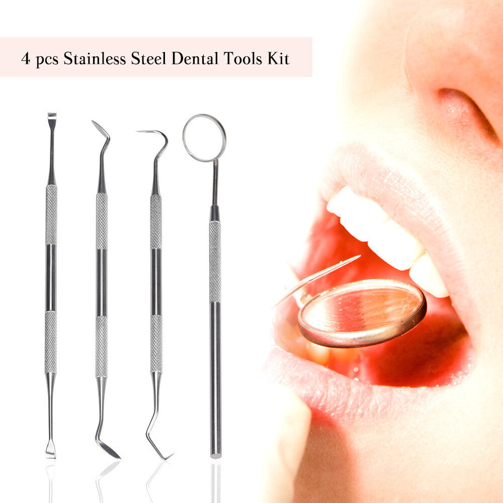 Ultrasonic Electric Tooth Cleaner Tartar & Plaque Remover Dental Tool Kit