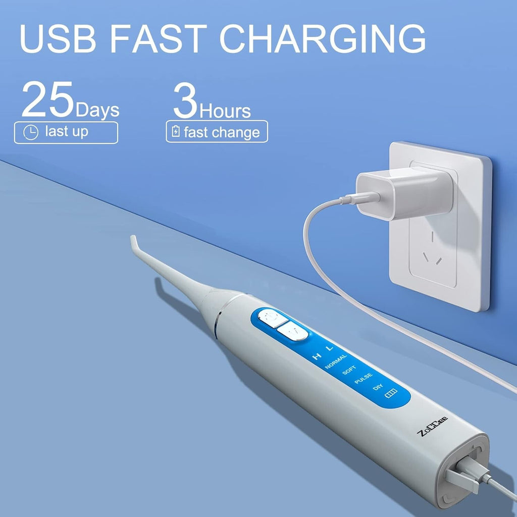 Water Flosser and Electric Toothbrush Combo - 2-in-1 Oral Irrigator and Sonic Toothbrush