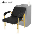 All Purpose Barber Shampoo Chair Salon Recliner with Adjustable Recline & Comfort Padding
