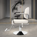 Adjustable Salon Barber Chair 360° Rotatable with Footrest, Heavy Duty 200kg Load