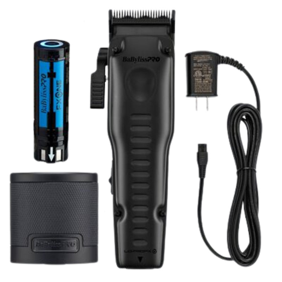 Battery-Powered Hair Clipper with Stand Matte Black FX829MBLT