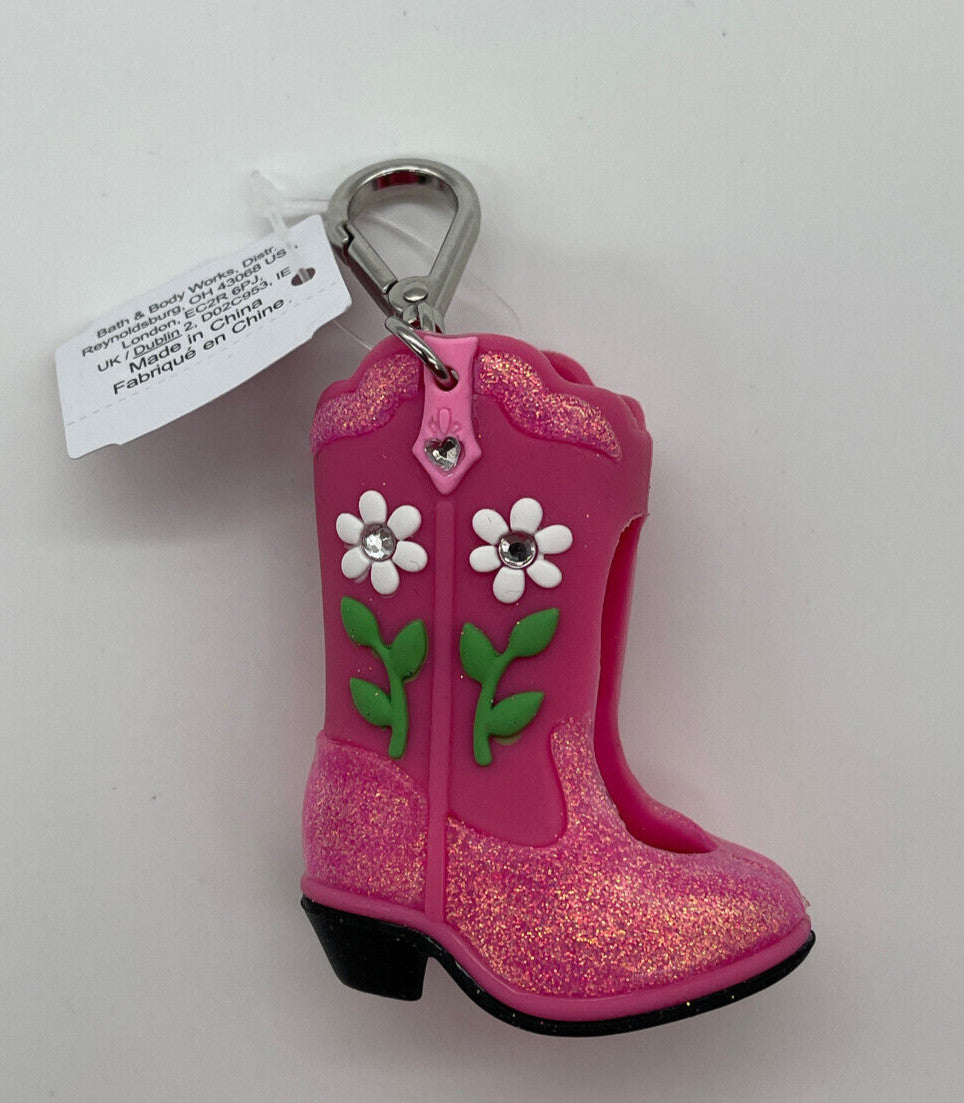 Pink Cowgirl Boot PocketBac Hand Sanitizer Holder - Bath & Body Works