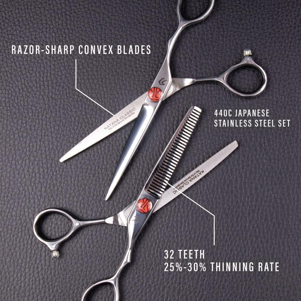 Professional 6.5-inch Japanese Steel Hair Cutting Shears for Stylists