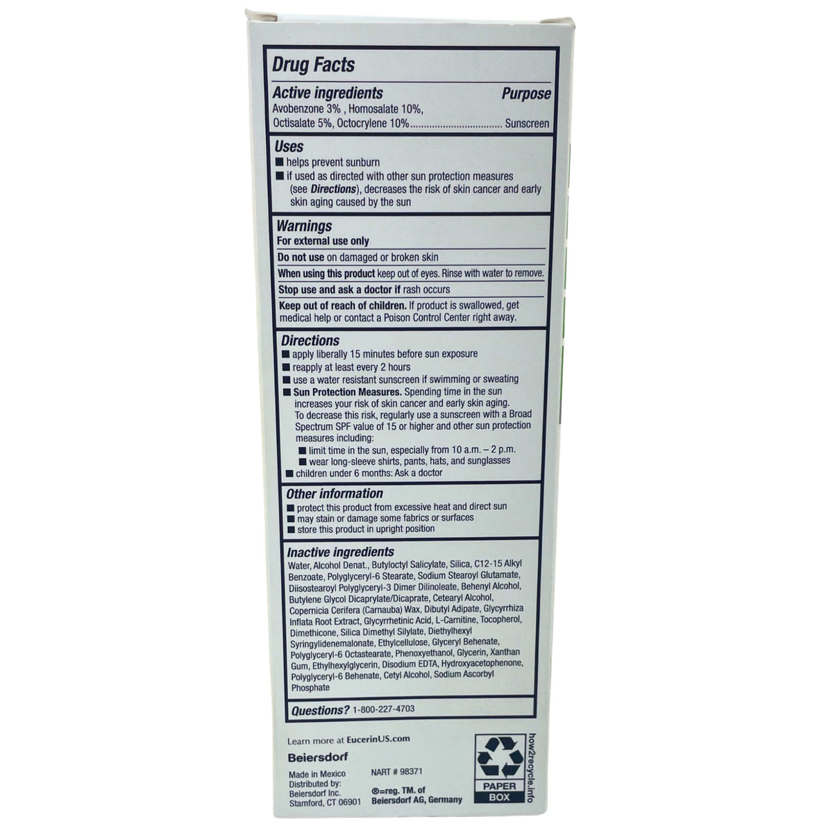 Eucerin Clear Skin SPF 50 Sunscreen Lotion Pack - Oil-Free, Non-Comedogenic
