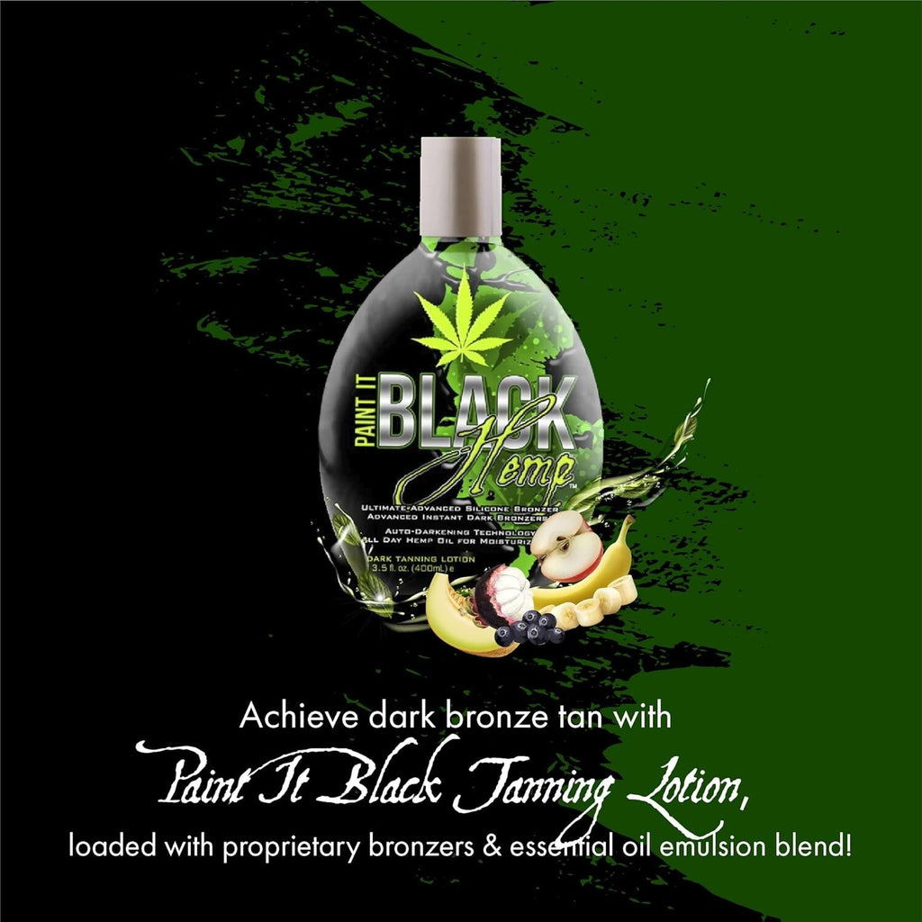 Hemp Bronzer Tanning Lotion with Auto-Darkening Technology - 13.5 oz