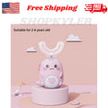 Kids U-Shaped Electric Toothbrush for Children 360° Silicone & Waterproof