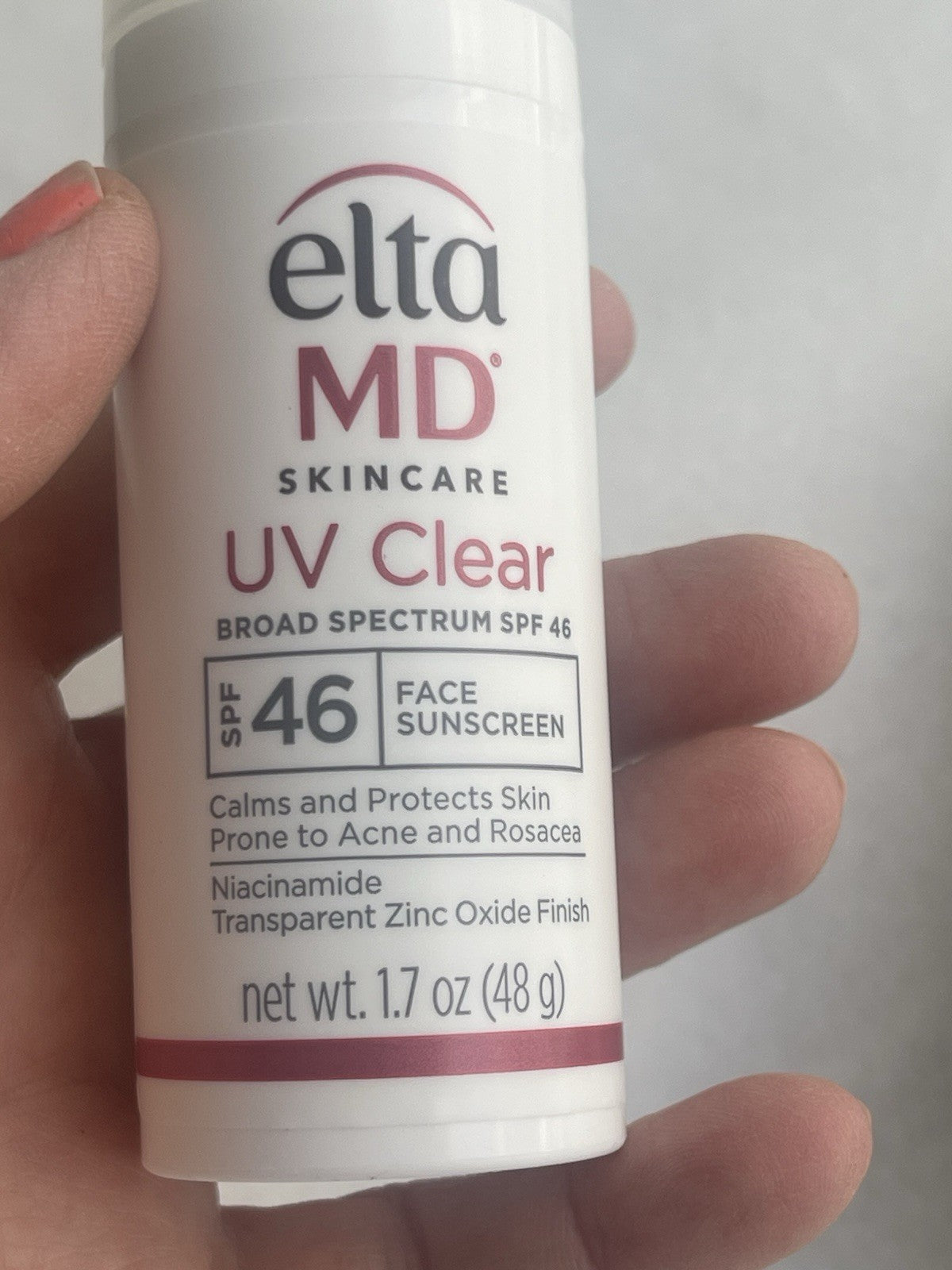SPF 46 Facial Sunscreen - Broad Spectrum UV Protection, 1.7 oz