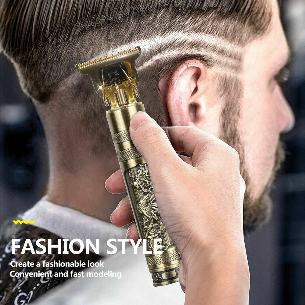 Cordless Professional Hair Clippers Trimmer with Multiple Limit Combs - Rechargeable Barber Shaving Machine