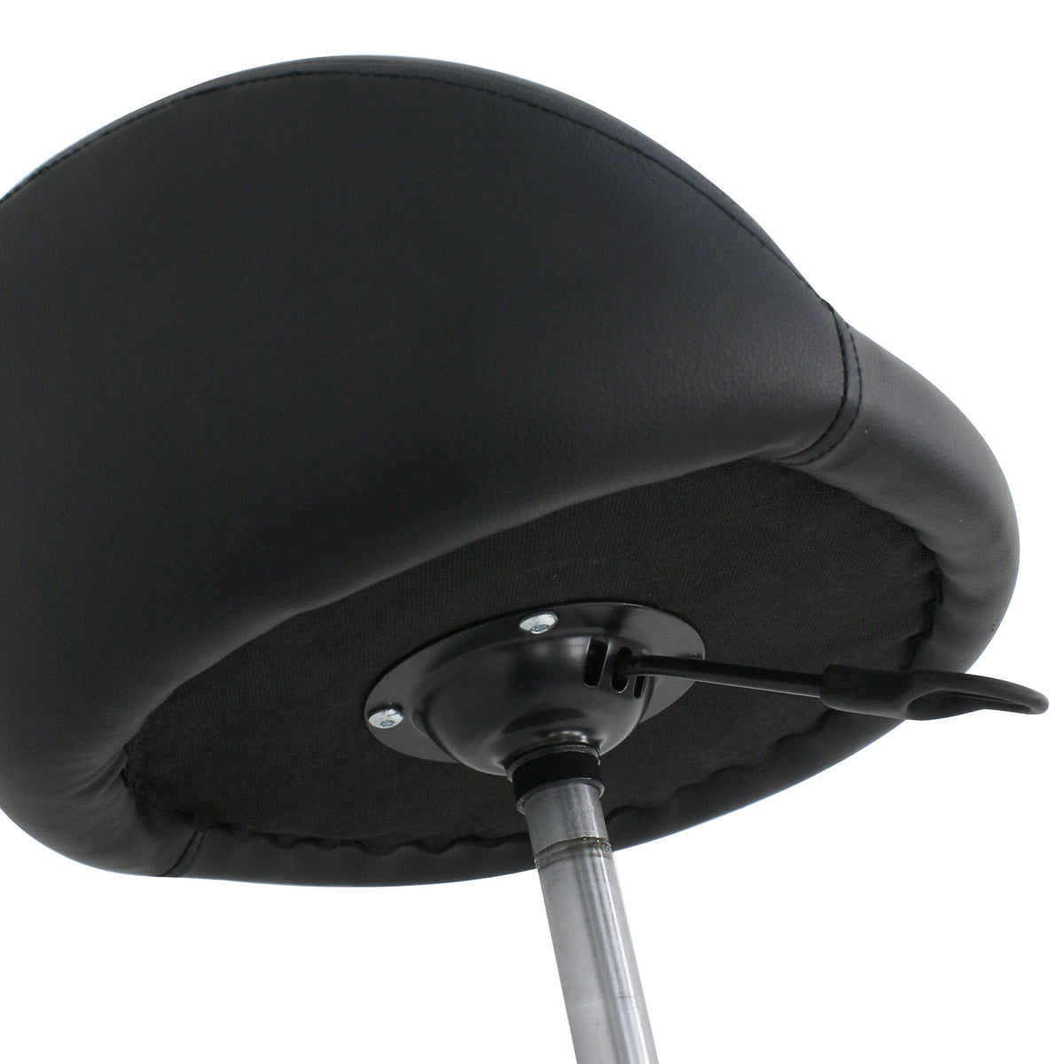 Adjustable Hydraulic Salon & Spa Stool with Swivel Casters - Black