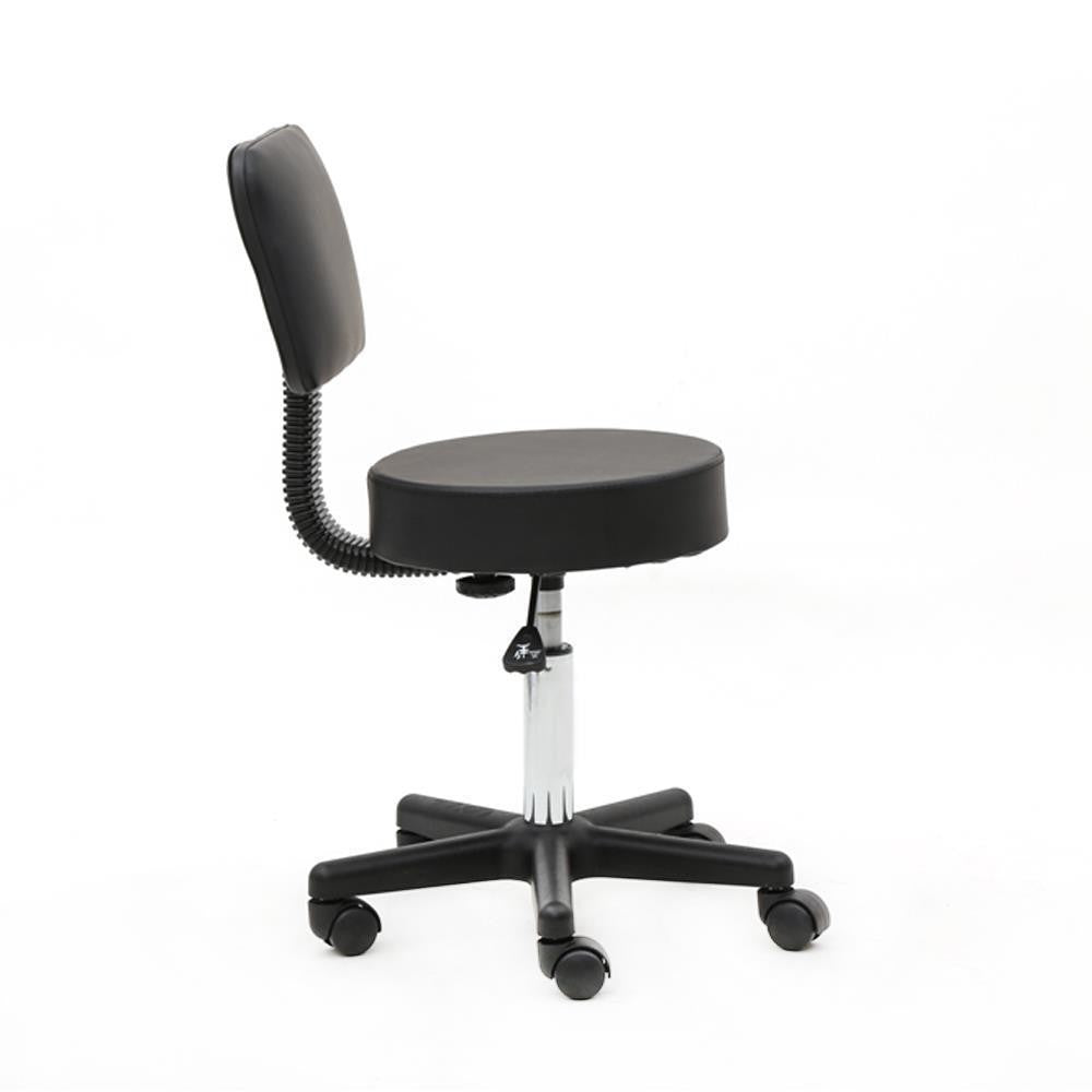 Adjustable Swivel Salon Stool Chair for Barber SPA Shop Black