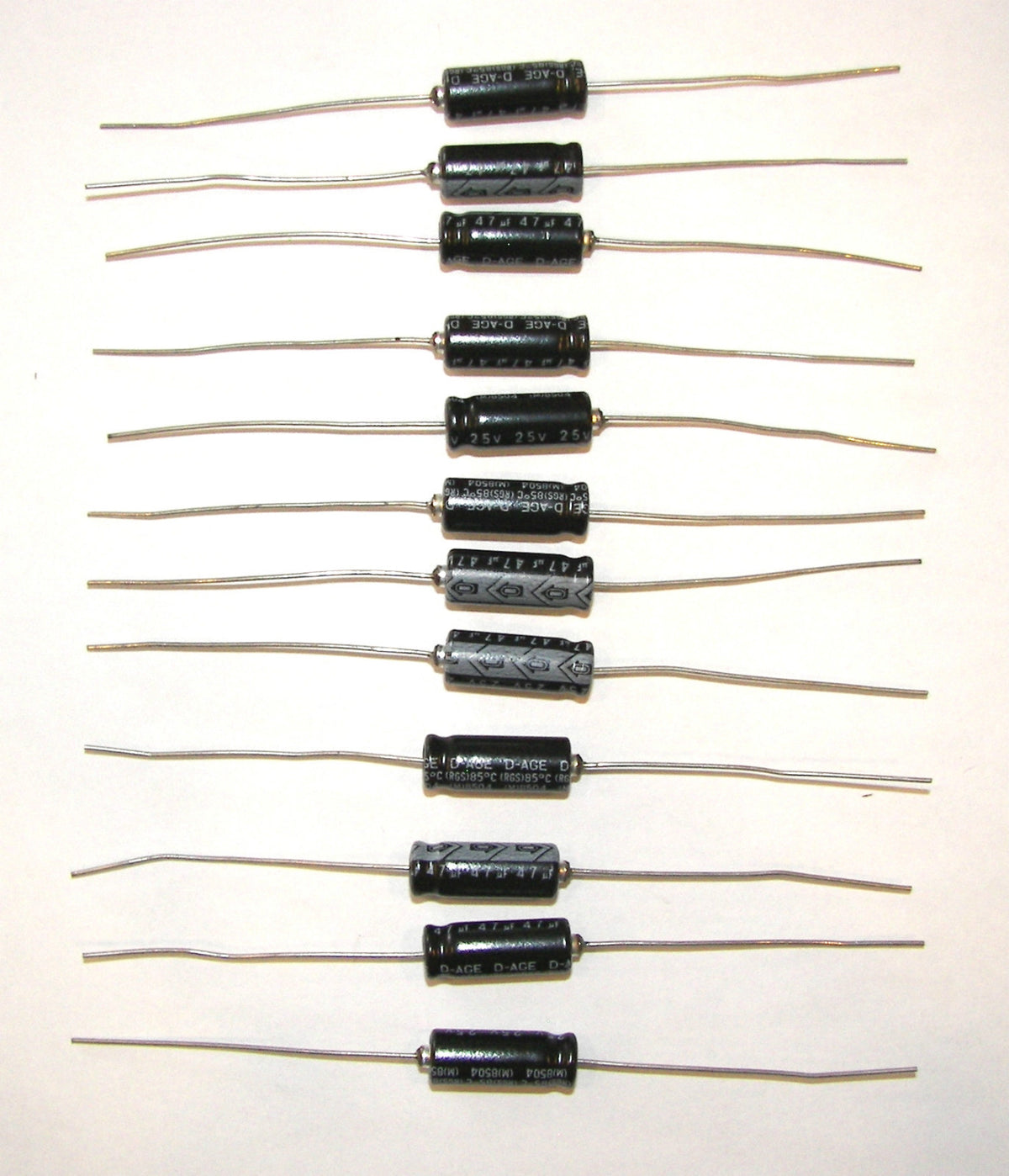 Tattoo Machine Coil Cores 25V 47µF Capacitors for Liner / Gray Wash